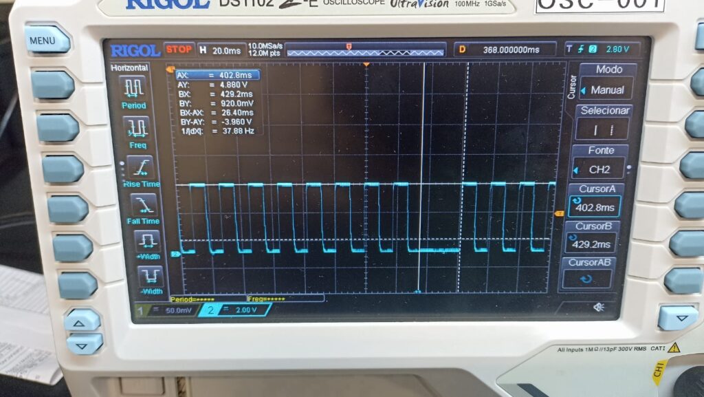 55Hz signal being interrupted