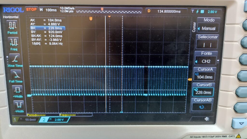 55Hz interrupted signal