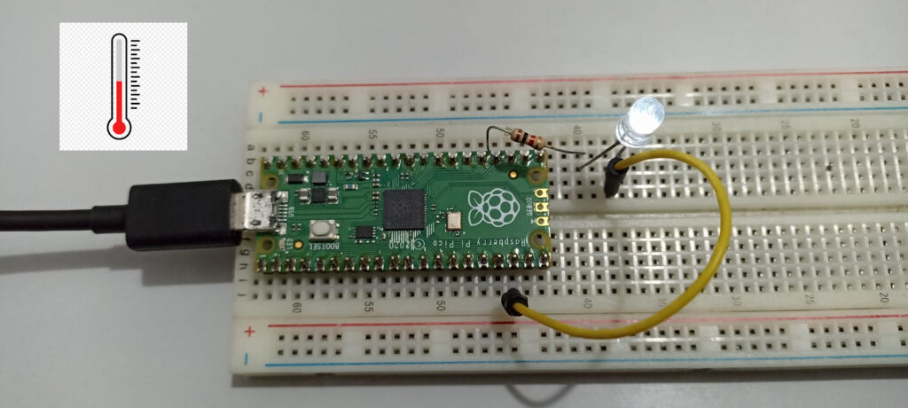 Pi Pico temperature sensor