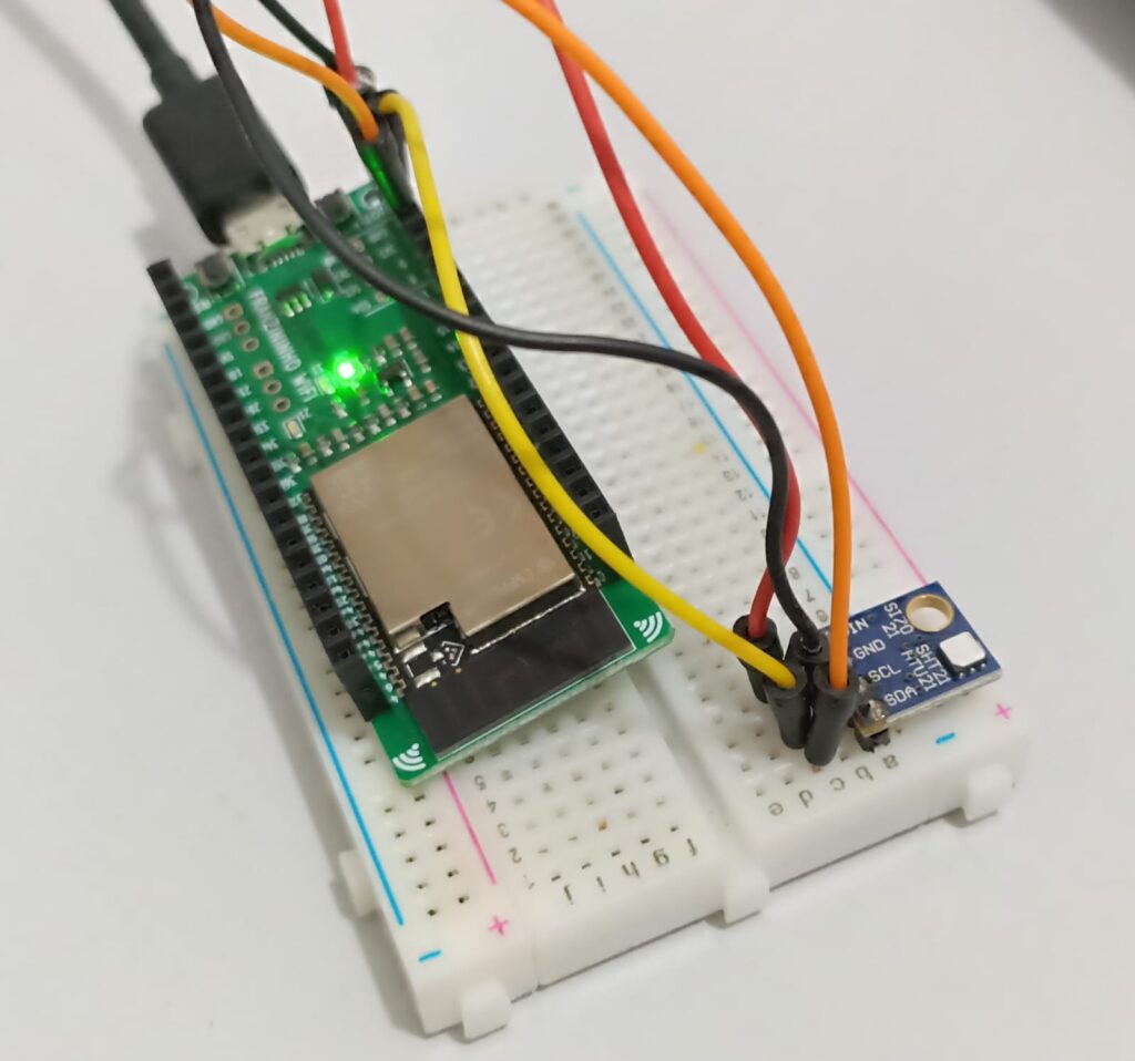 sht21 temperature sensor breadboard