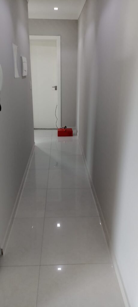 Testing the human detection sensor in a corridor