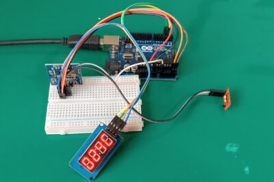 LED display clock and thermometer with DS1307 and TM1637