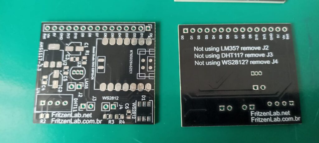 ESP32-C6 dev board, front and back