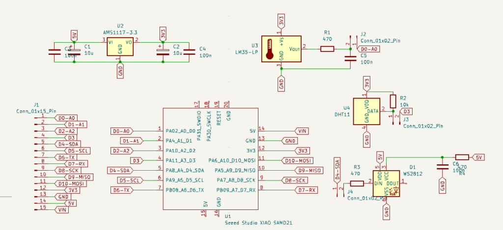 ESP32-C6 dev board schematic diagram