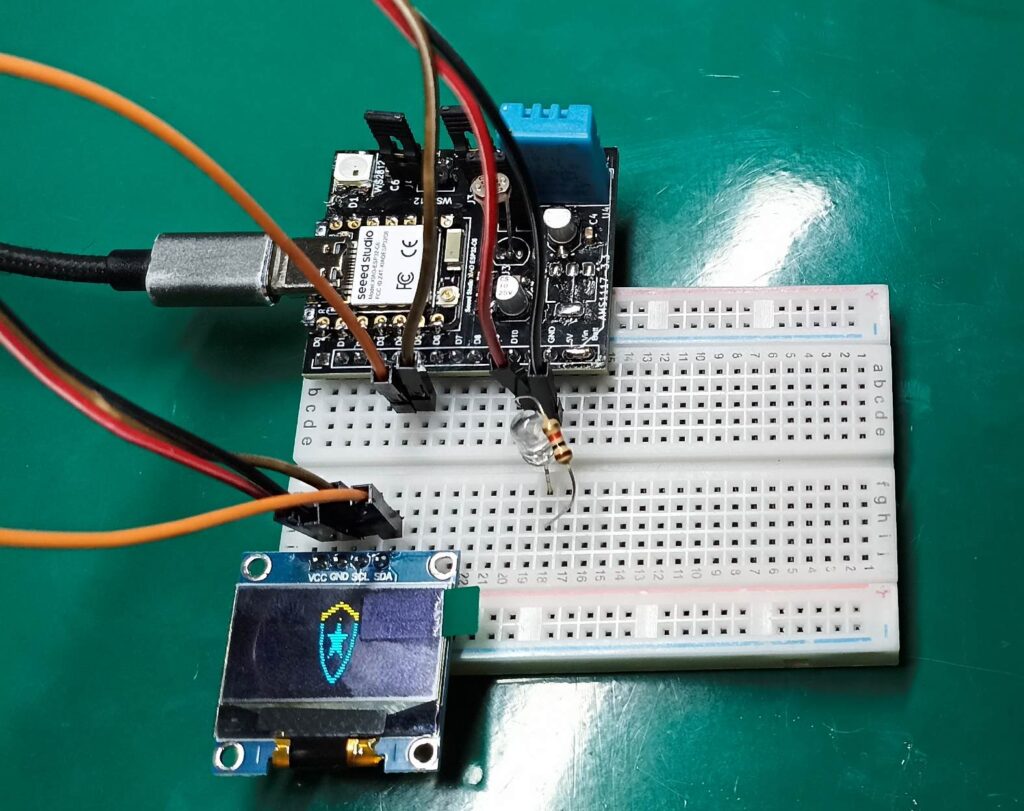 0.96" i2c OLED display and ESP32-C6