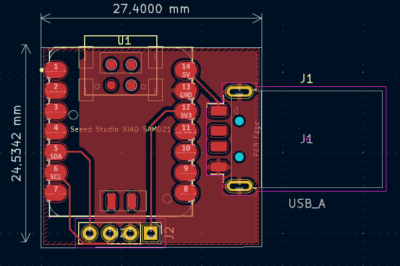 Minimalist USB thermometer with ESP32 – the idea