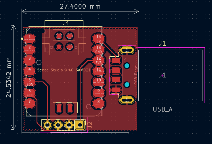 usb thermometer pcb