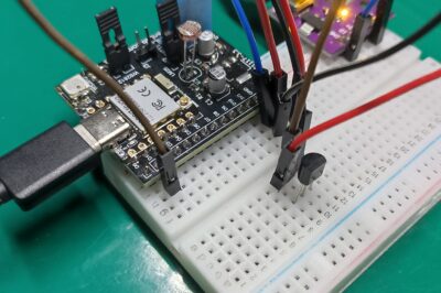 LM35 temperature sensor with ESP32