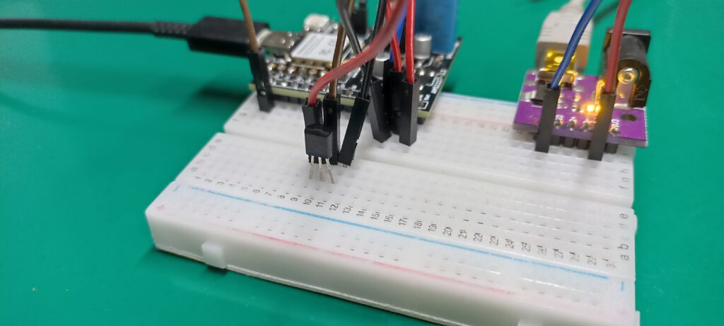 LM35 temperature sensor with ESP32