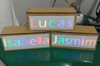 DIY RGB light box with Arduino