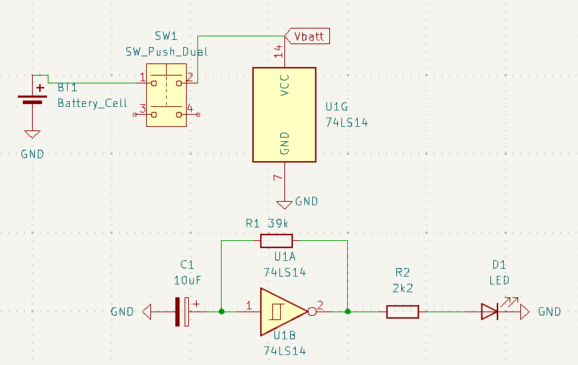 Keychain schematic diagram