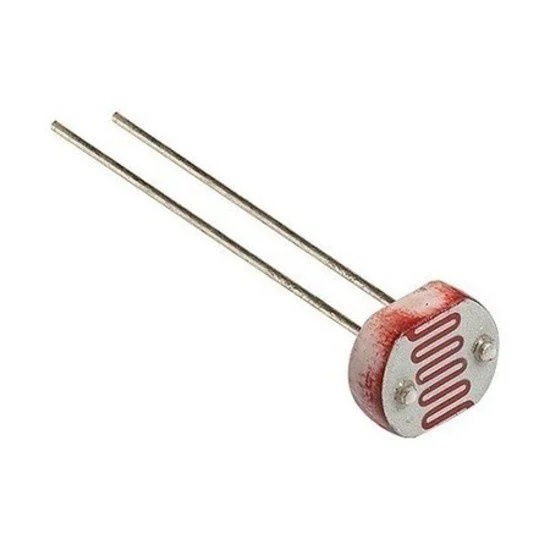 A LDR: light dependent resistor