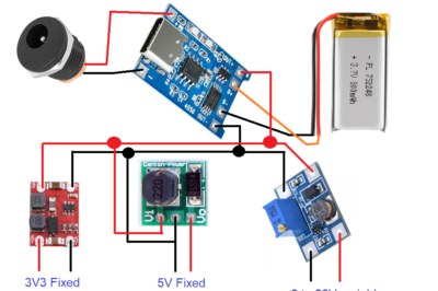 Power Arduino and ESP32 from batteries