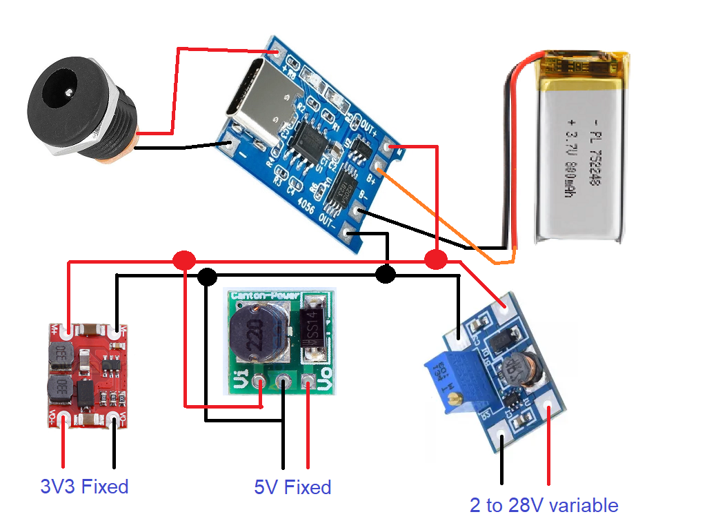 power arduino with batteries