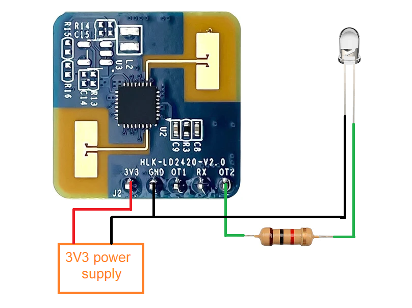 Human presence sensor circuit