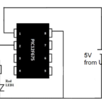 pic12f675 led blink schematic