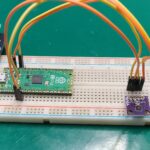 RP2350 and HDC1080 on a breadboard