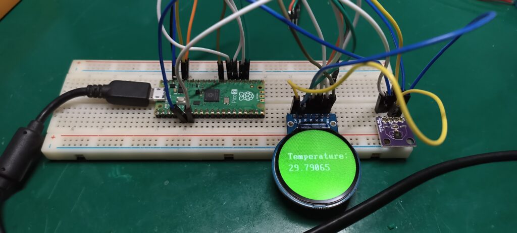 GC9A01 round display with Raspberry Pi Pico 2