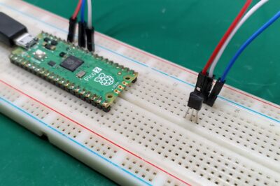 LM35 temperature sensor with microPython