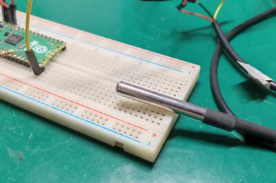 DS18b20 temperature sensor with microPython