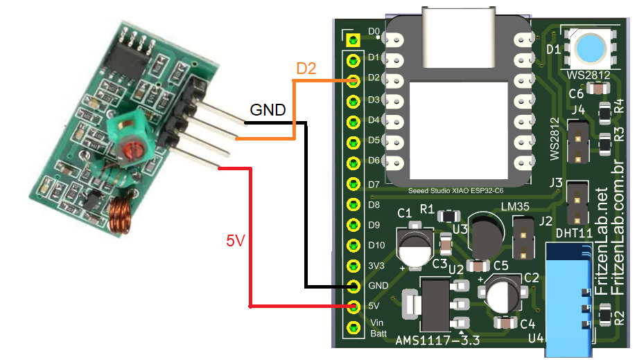 433MHz ESP32 receiver