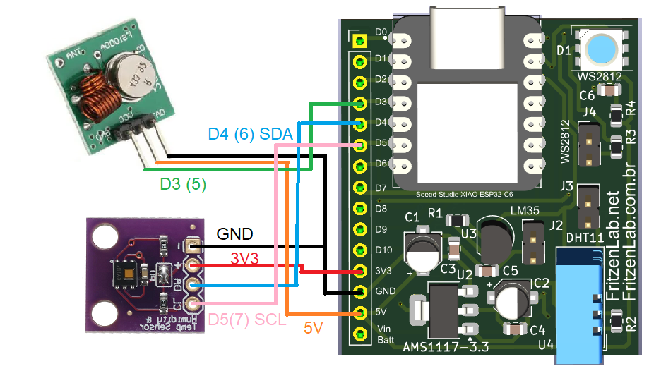 433MHz ESP32 transmitter