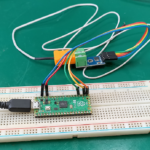 max6675 on a breadboard with raspberry Pi Pico 2