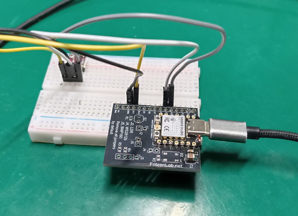 ESP32-C3 on a carrier board