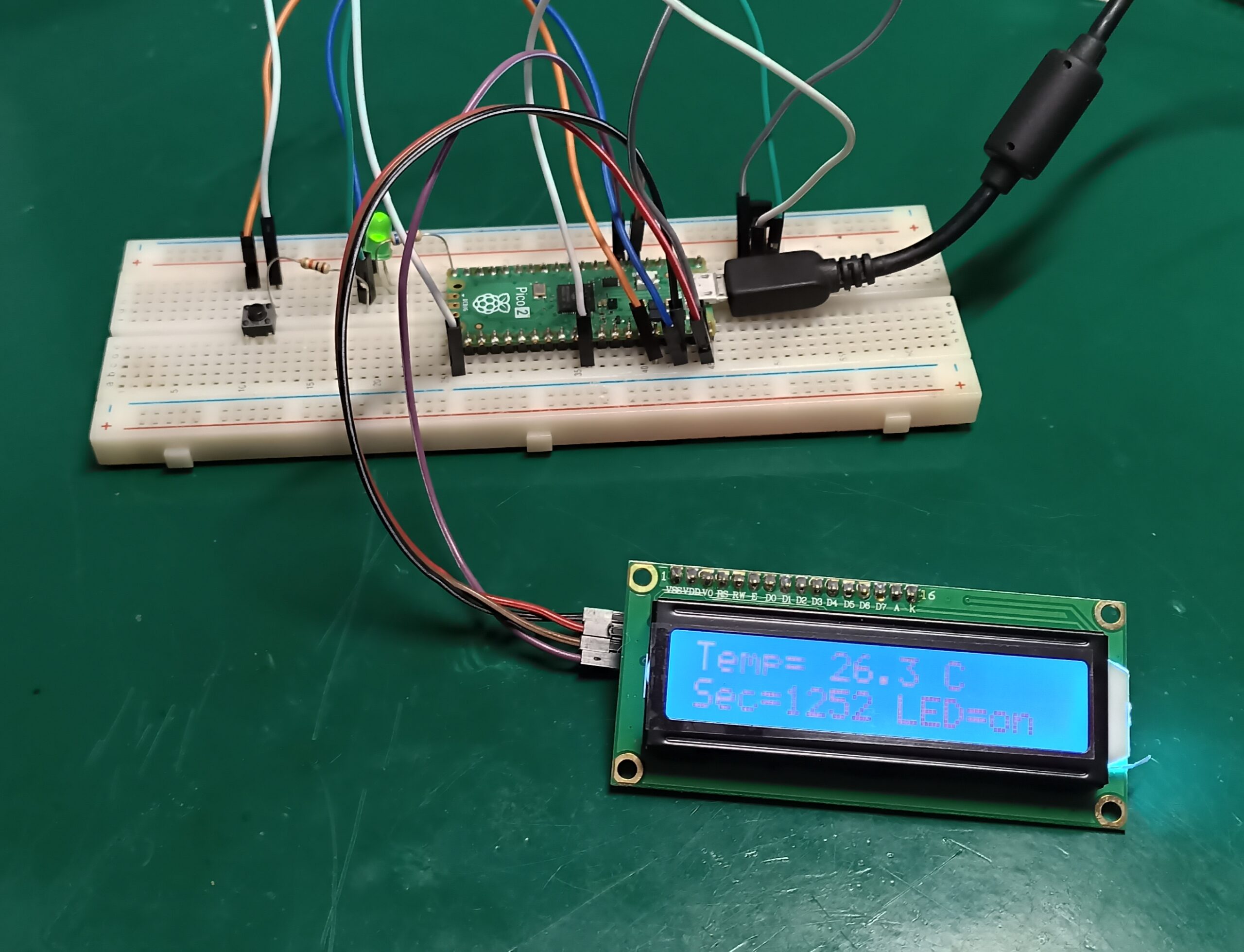 LCD display with micropython