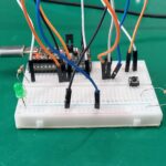 esp32 on a breadboard for Google Home