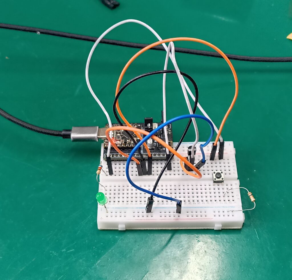 complete circuit with esp32