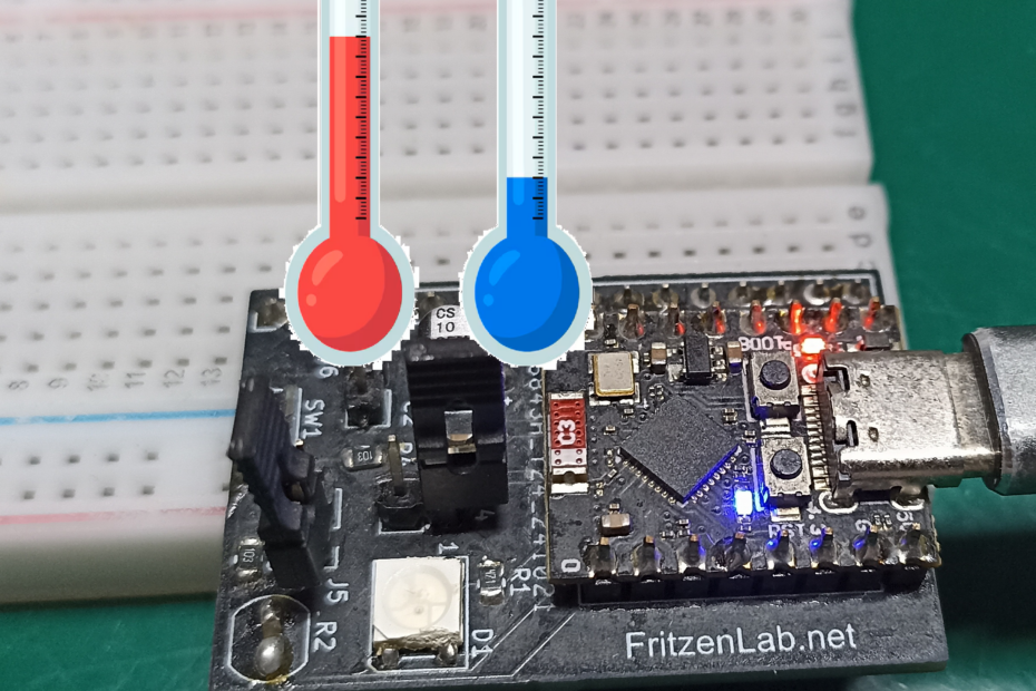 esp32-c3 internal temperature sensor