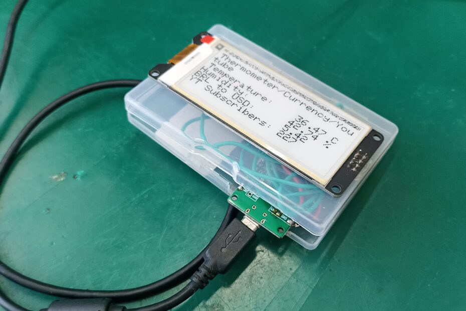 e-paper display with ESP32