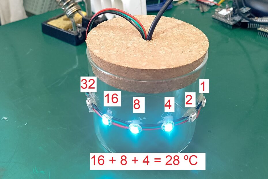 wifi binary thermometer