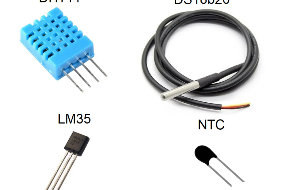 four temperature sensors comparison