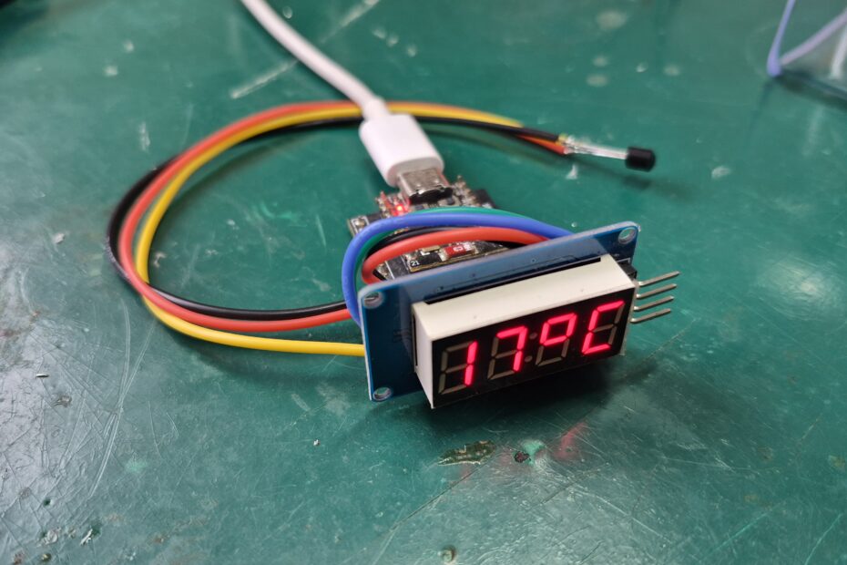 Time and temperature gadget
