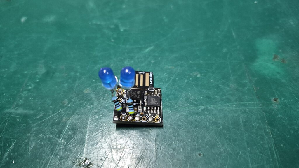 Front side of the smallest thermometer